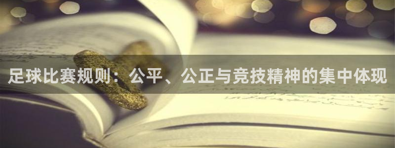 vsport体育平台app：足球比赛规则：公平、公正与竞技精