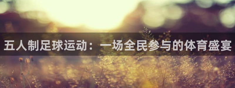  哈哈体育体育平台-胜利因您更精彩：五人制足球运动：一场全民参